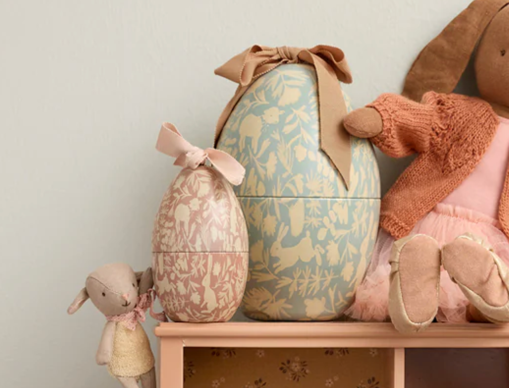 Maileg :: Easter Egg w/Bow, Various Colors