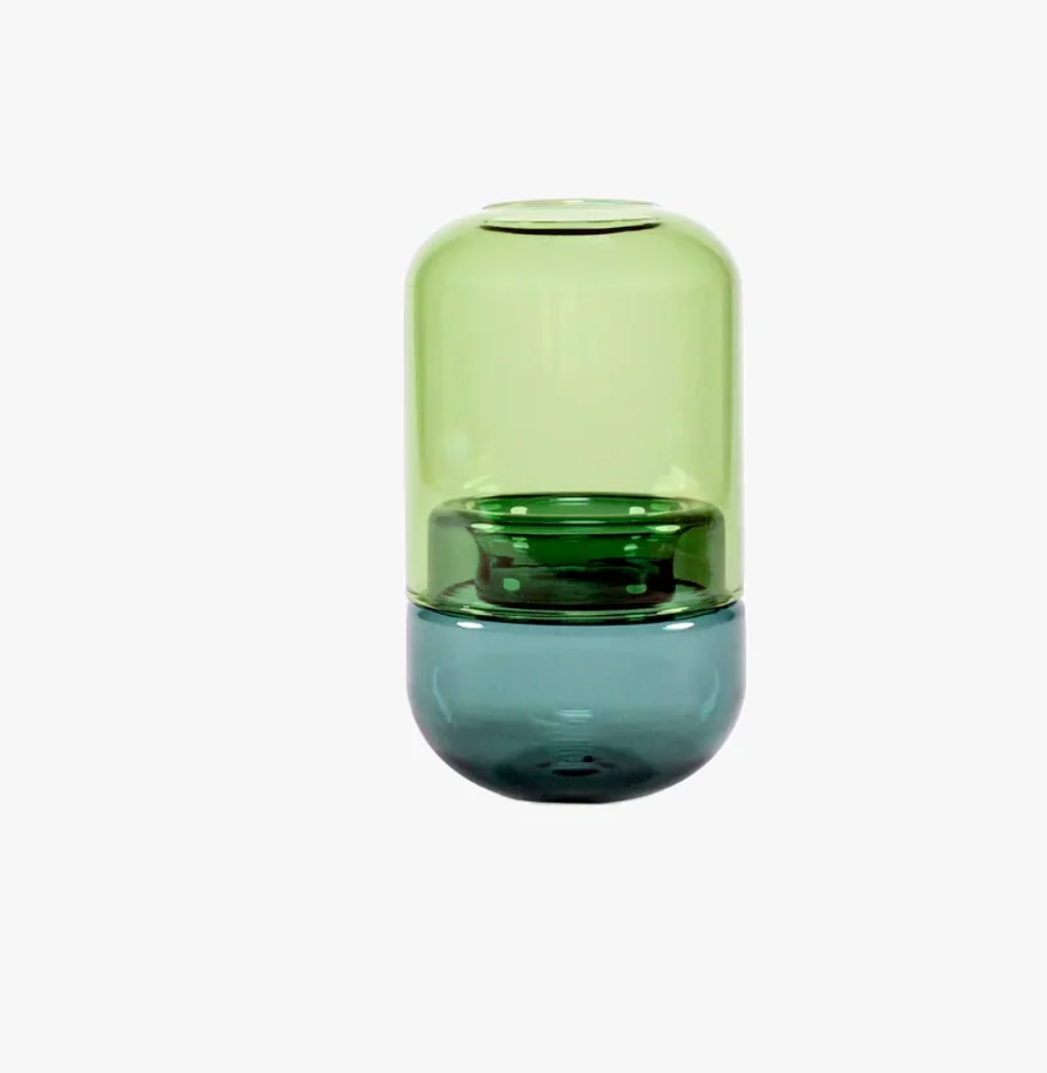 Fredericks & Mae :: Tea Light Holder, Greens