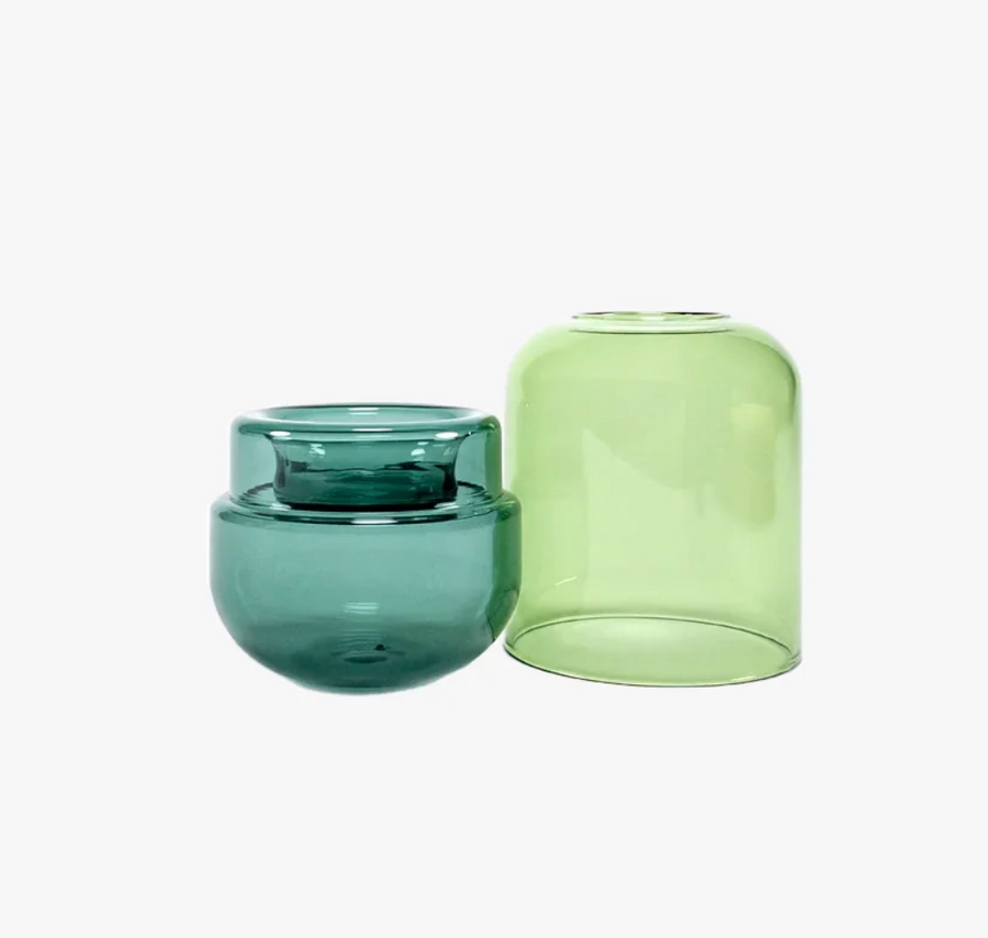 Fredericks & Mae :: Tea Light Holder, Greens
