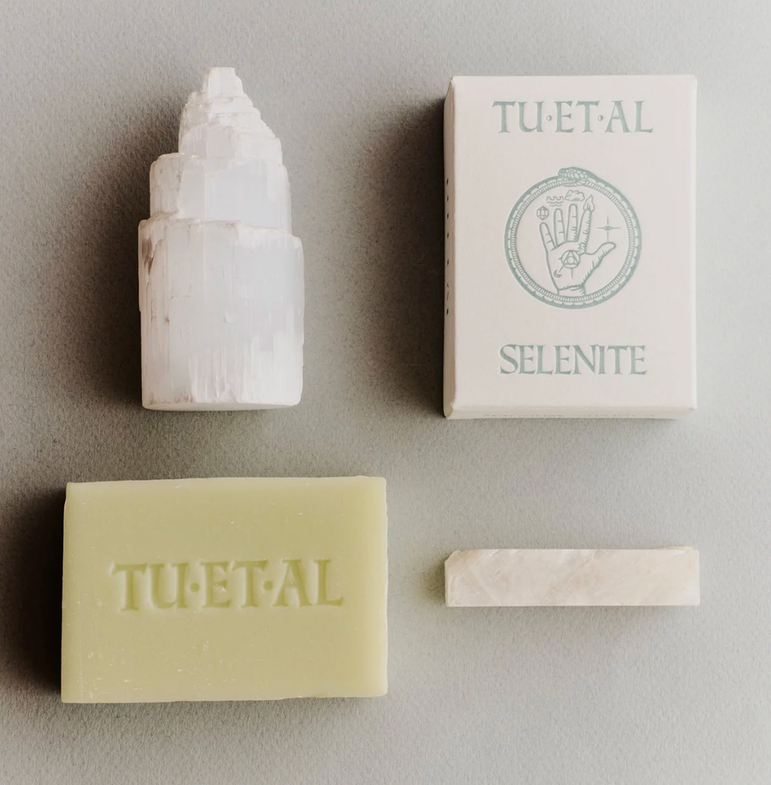 TU-ET-AL :: Selenite Bar Soap, w/ non-nano Zinc Oxide