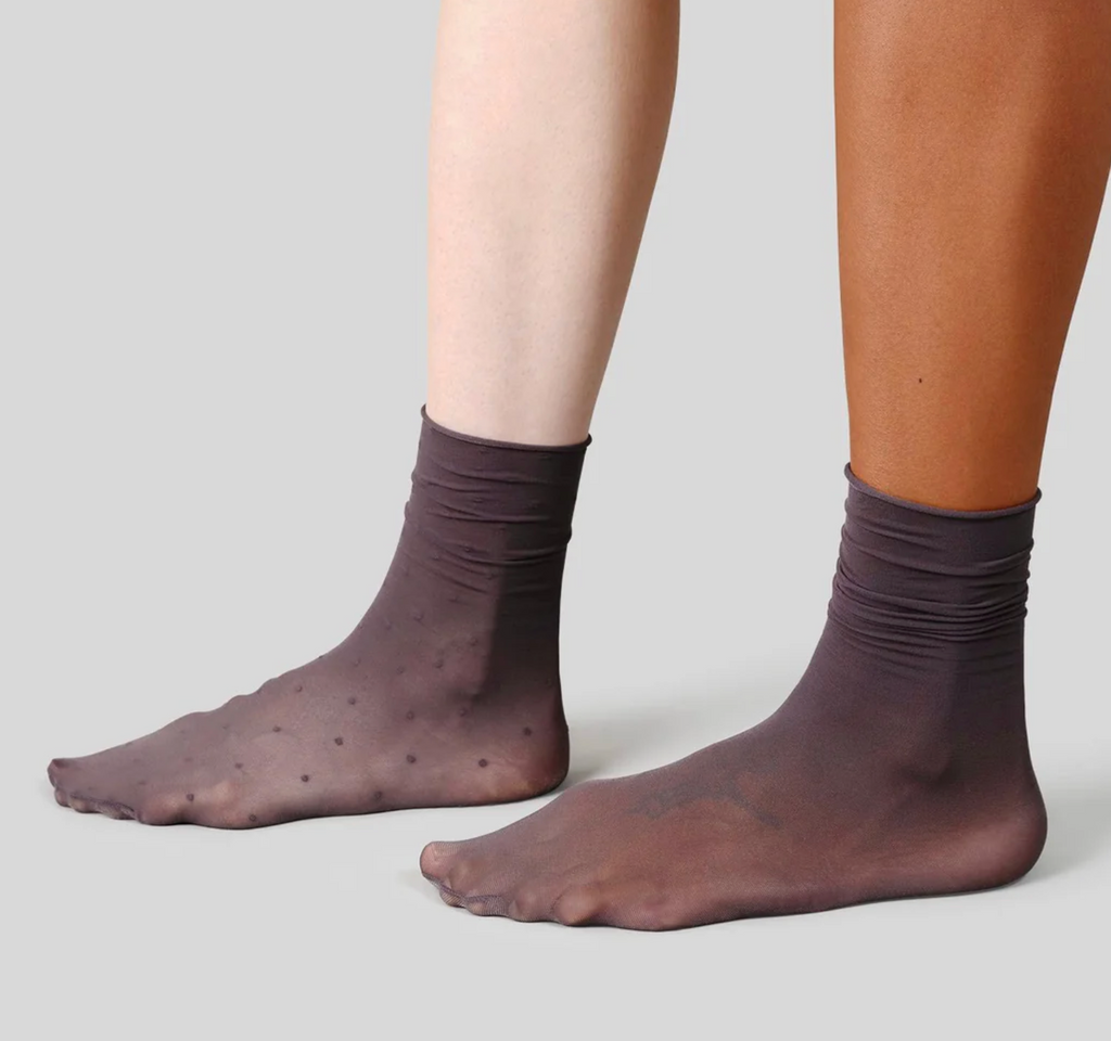 Swedish Stockings :: Lina Socks, 2-Pack, Nearly Black