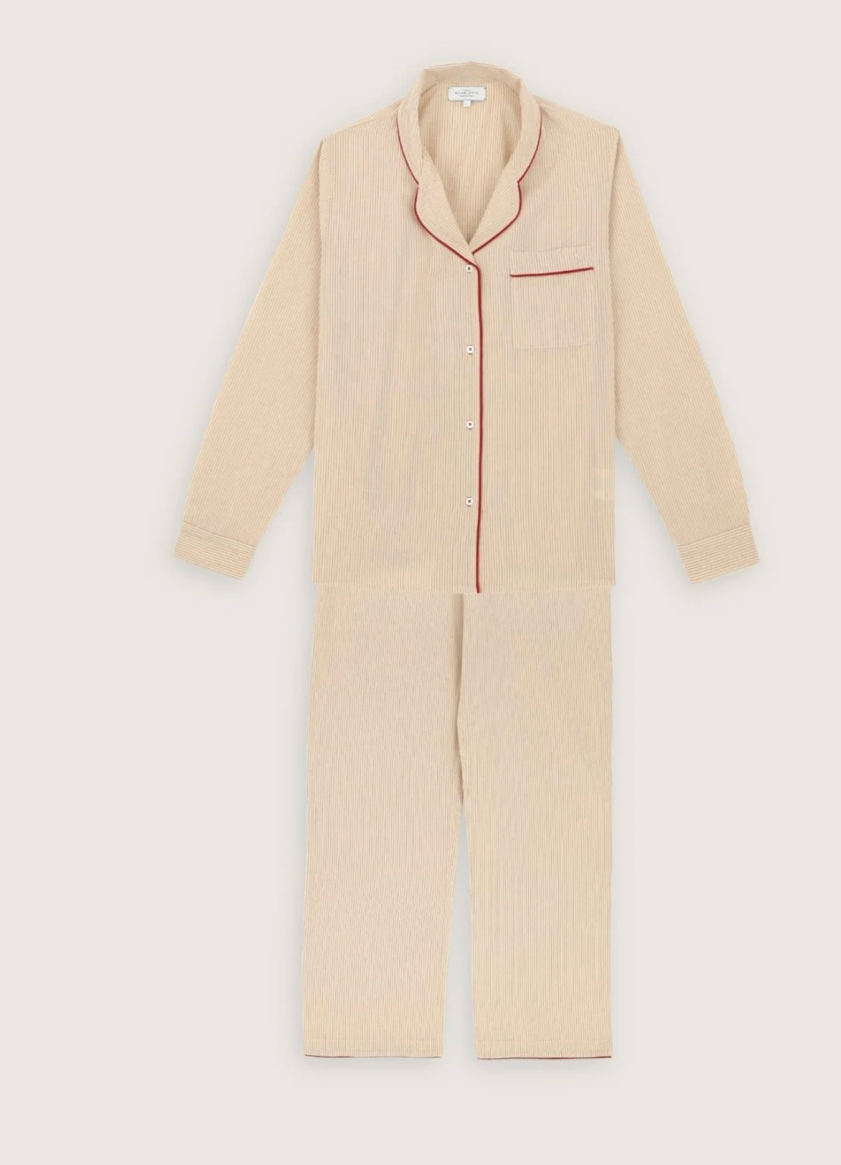 Scarlette Ateliers :: Pajama, Ecru / Red Stripe