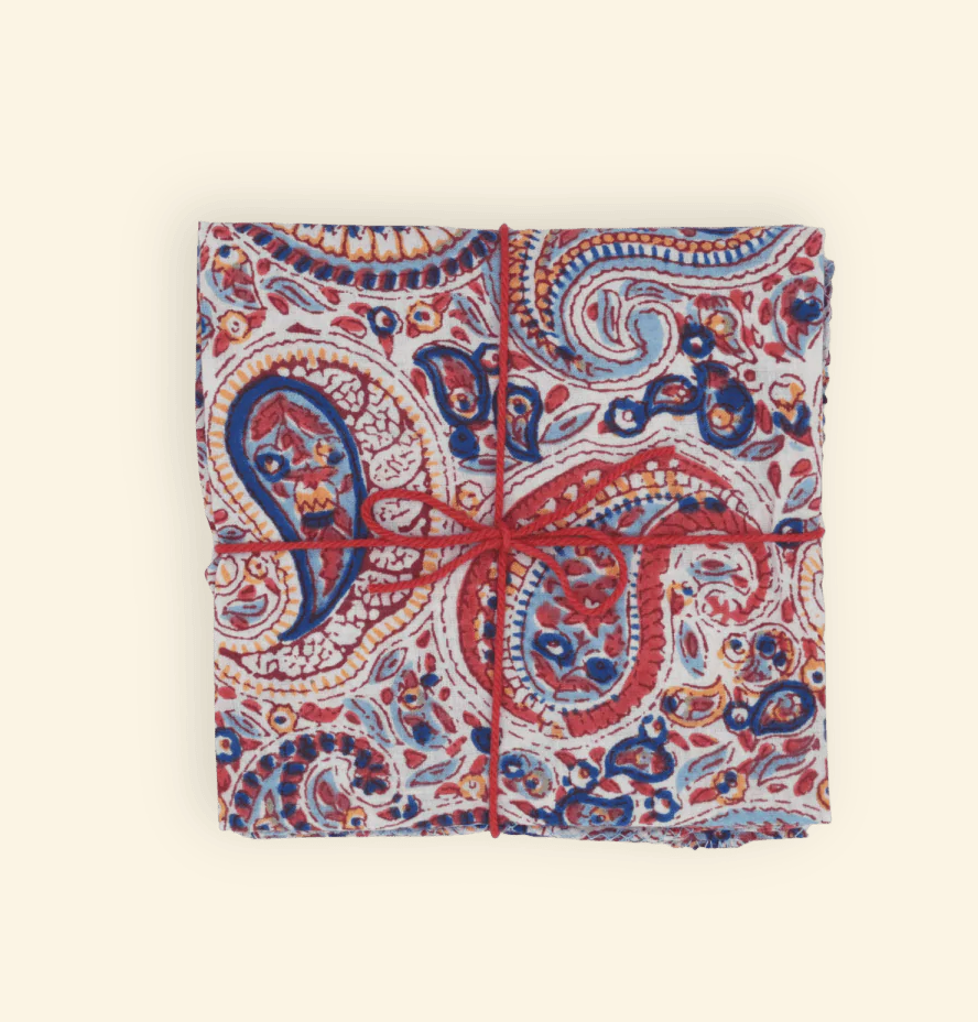 Suzette :: Napkins, Paisley Set of 4
