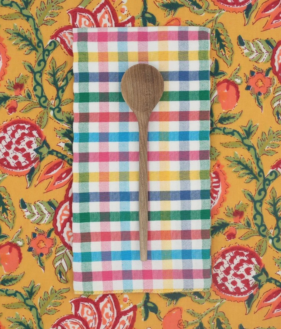 Suzette :: Napkins Bright Plaid, Set of 4