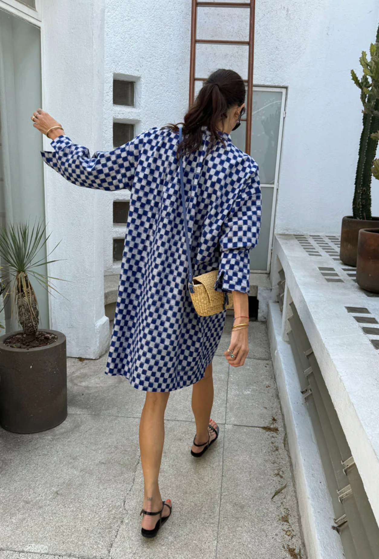 Two :: Checkerboard Ikat Tunic