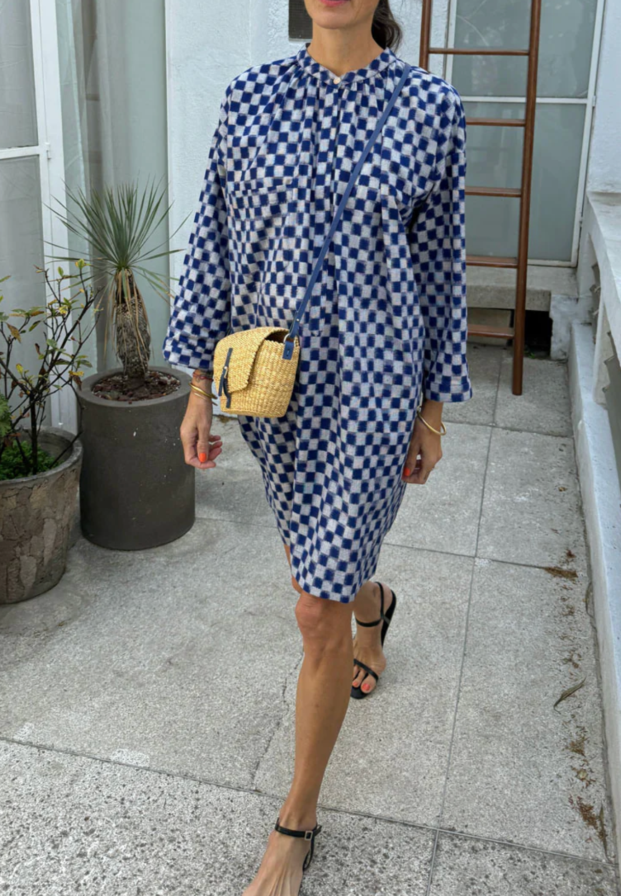 Two :: Checkerboard Ikat Tunic