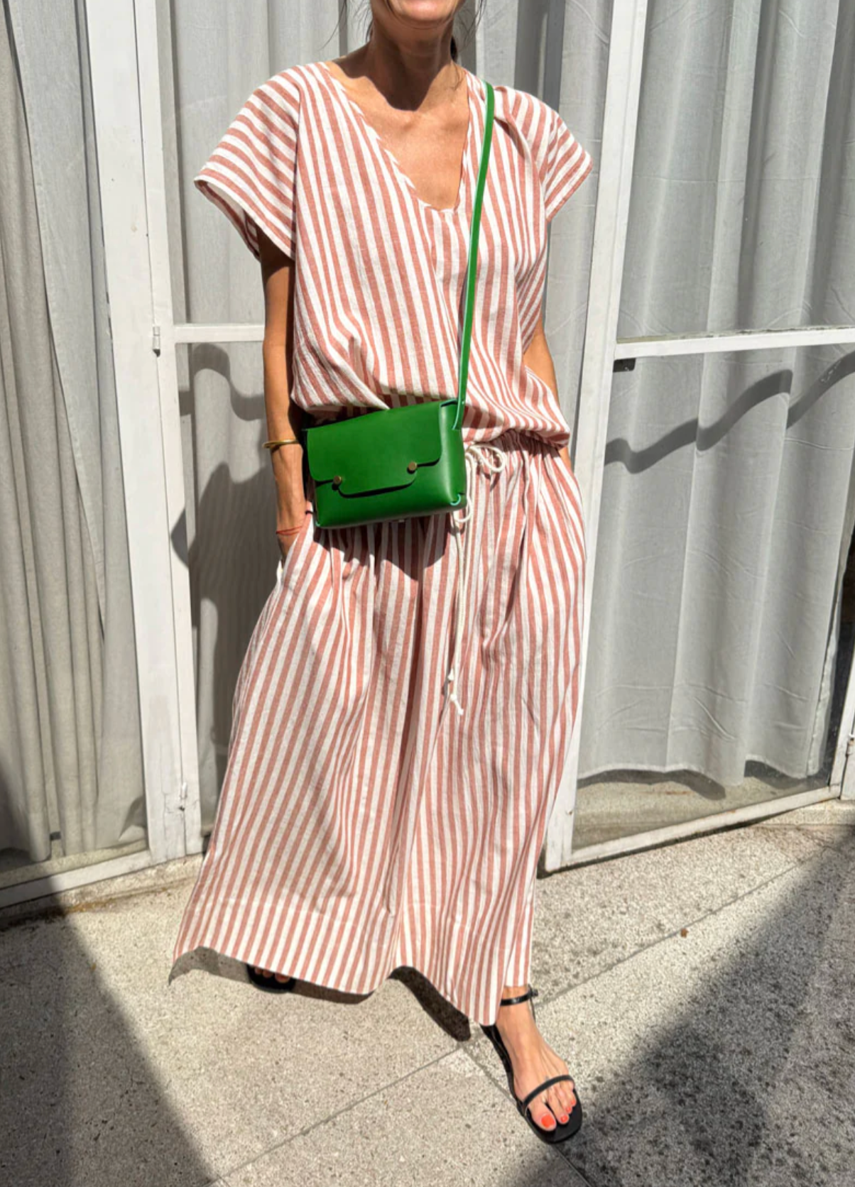 Two :: Terracotta Stripe Skirt