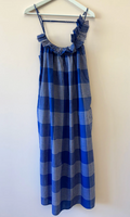 Two :: Ruffle Dress, Blue Plaid
