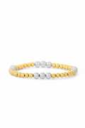 Karen Lazar :: 4mm Gold-Filled, 5mm Sterling Silver Bracelet