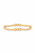 Karen Lazar :: 3 & 5mm Gold-Filled Pattern Bracelet