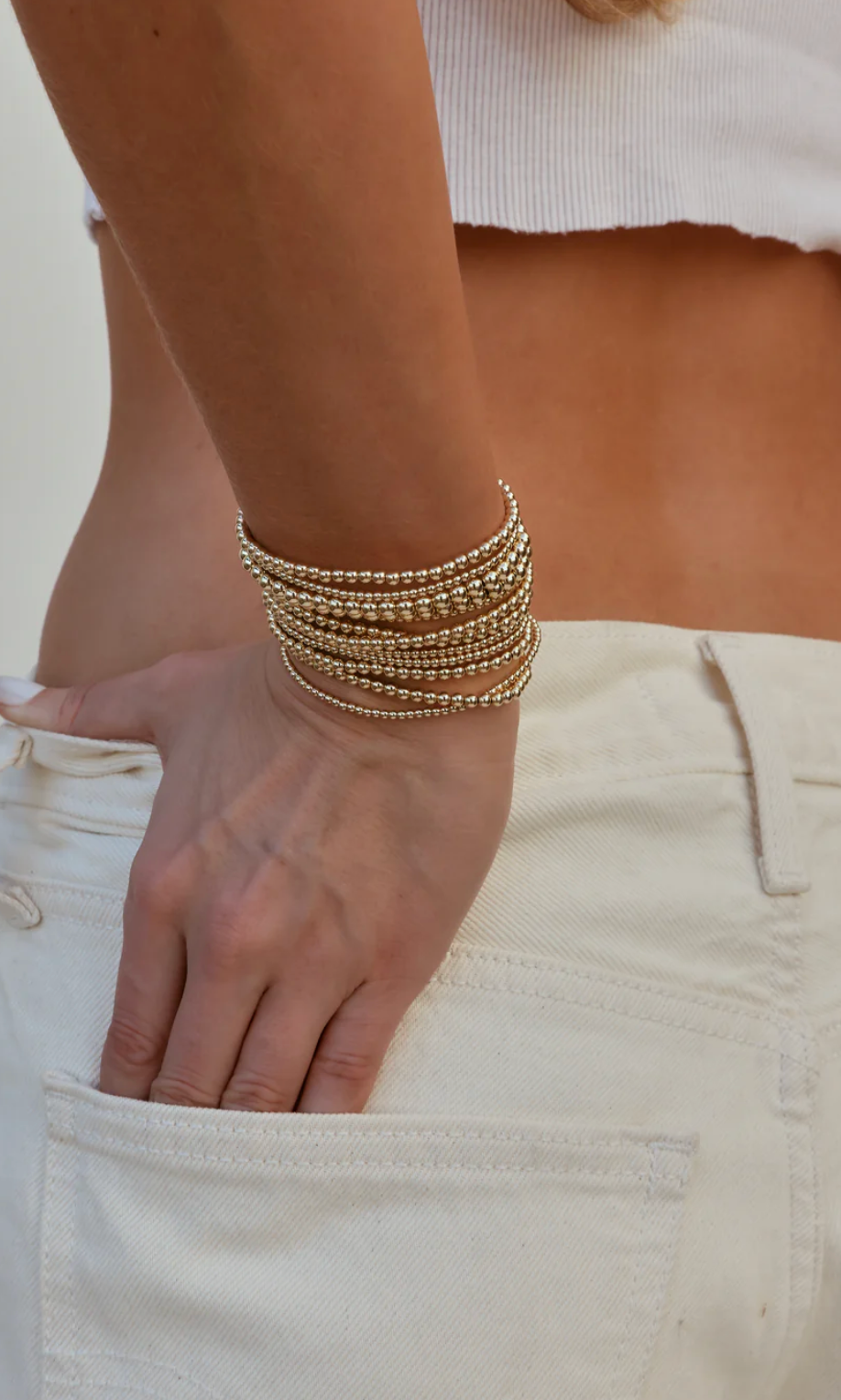 Karen Lazar :: 4mm Gold-Filled Signature Bracelet