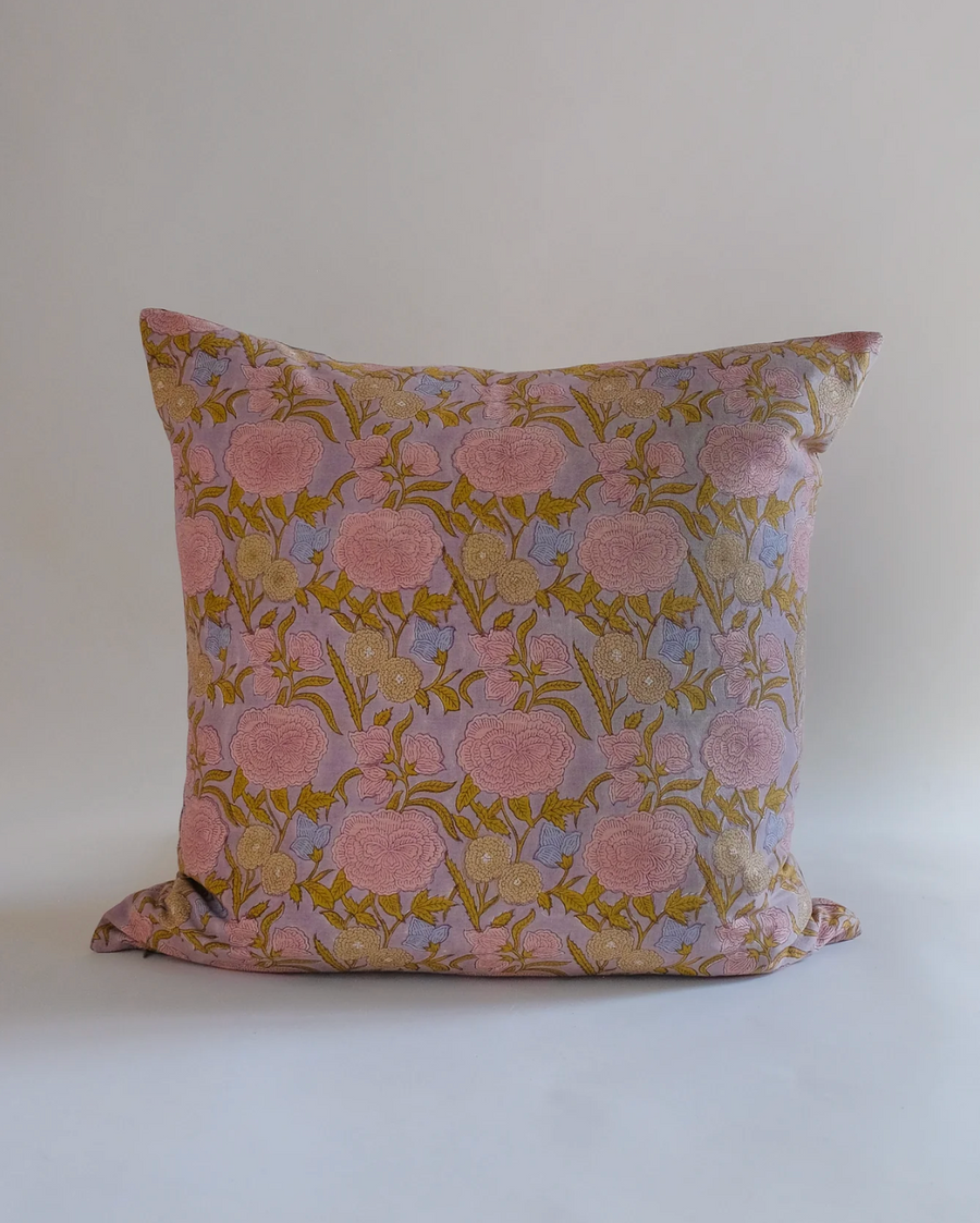 Soil to Studio :: Nargis Linen Pillowcase,  18x18" Faded Mauve