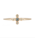 Jennie Kwon :: Green Sapphire Flora Ring