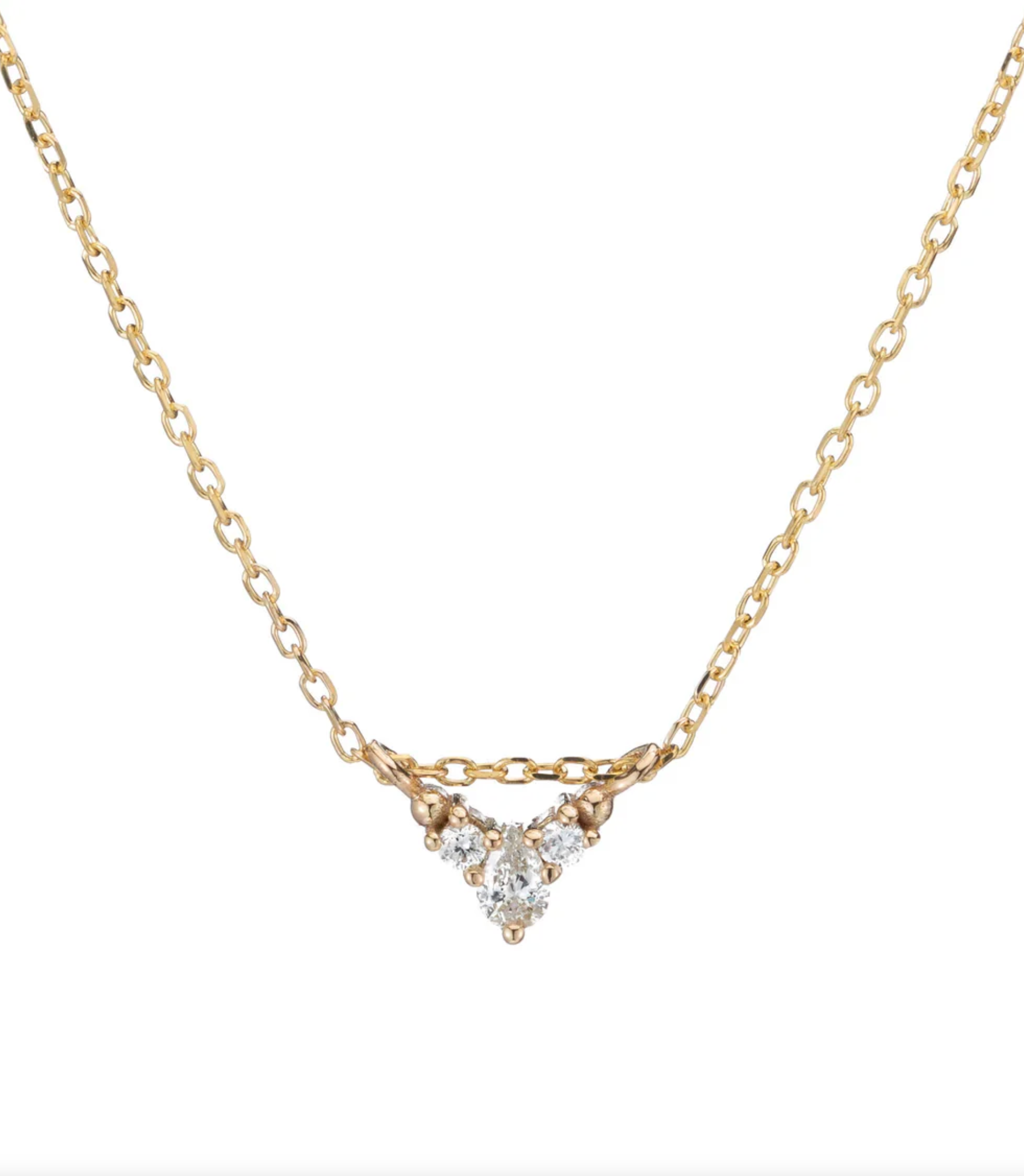Jennie Kwon :: Diamond Peak Necklace, 16"