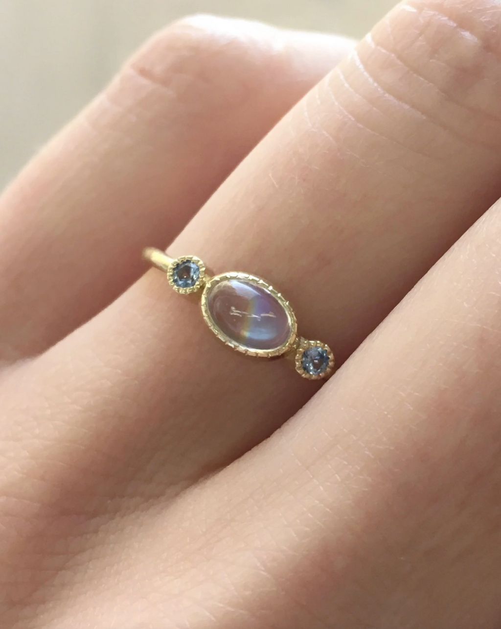 Jennie Kwon :: Moonstone Reese Ring