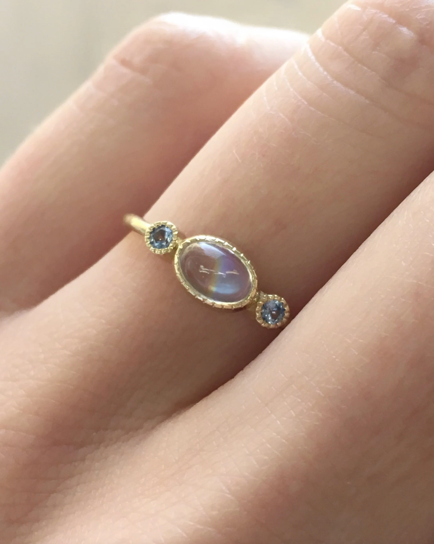 Jennie Kwon :: Moonstone Reese Ring