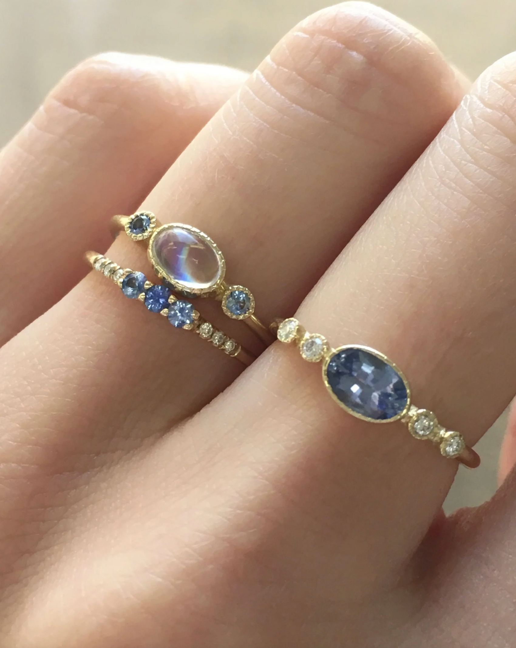 Jennie Kwon :: Moonstone Reese Ring