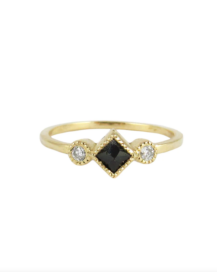 Jennie Kwon :: Black Diamond Ike Ring