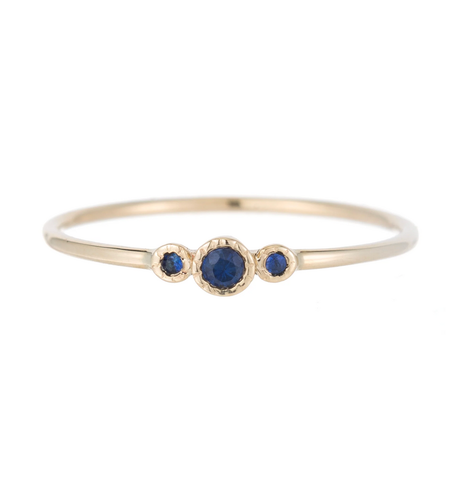 Jennie Kwon :: Blue Sapphire Genesis Ring