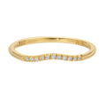 Jennie Kwon :: Diamond Sprinkle Arch Ring