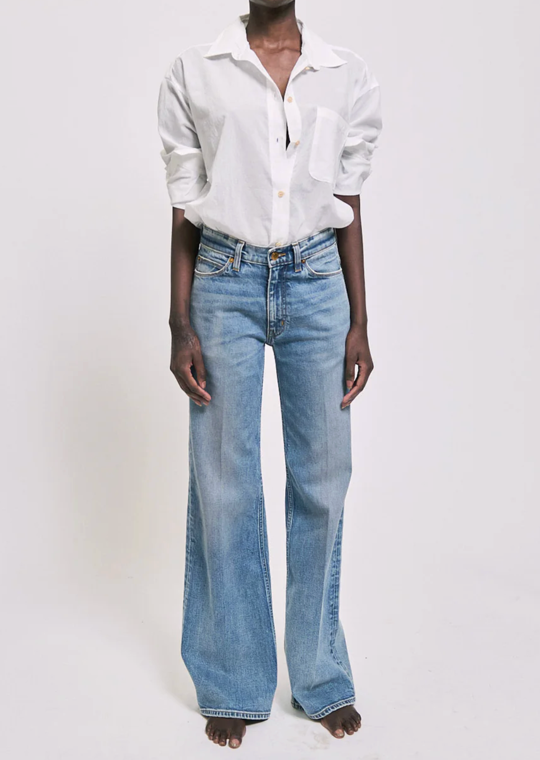 Jamie Haller :: The Mid Rise Crease Jean, Salt Wash