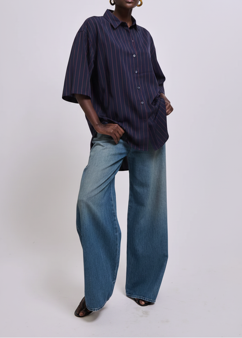 Jamie Haller :: The Elbow Essential Shirt, Blue Red