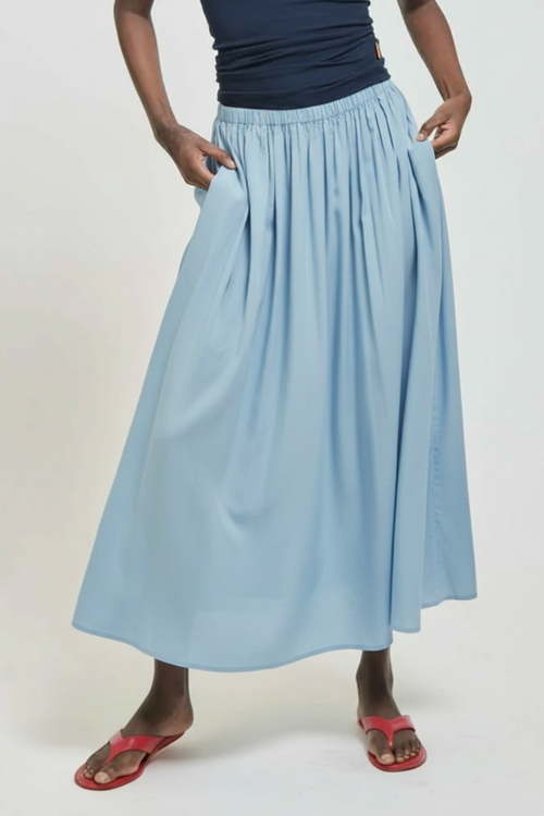 Jamie Haller :: The Midi Swing Skirt, Sky Blue