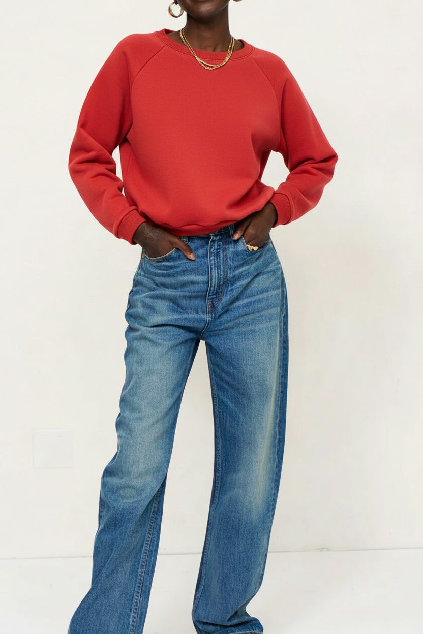 Jamie Haller :: The Daily Sweatshirt, Red