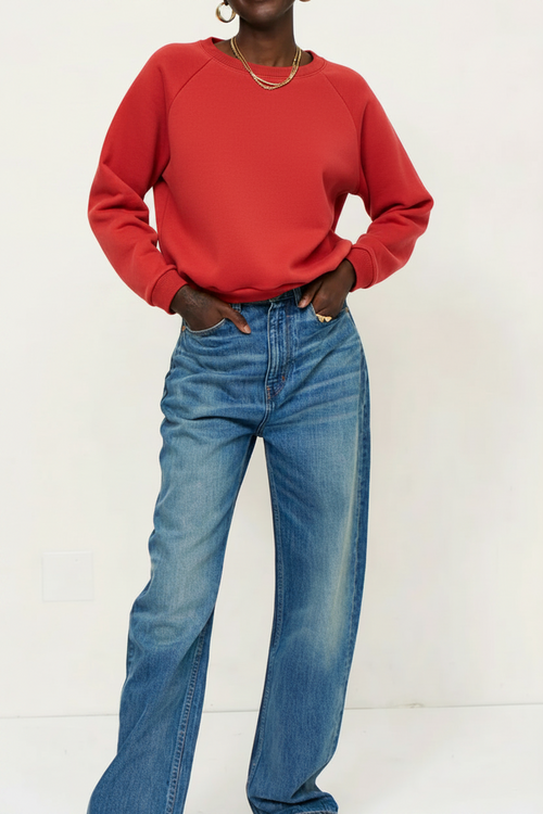 Jamie Haller :: The Daily Sweatshirt, Red
