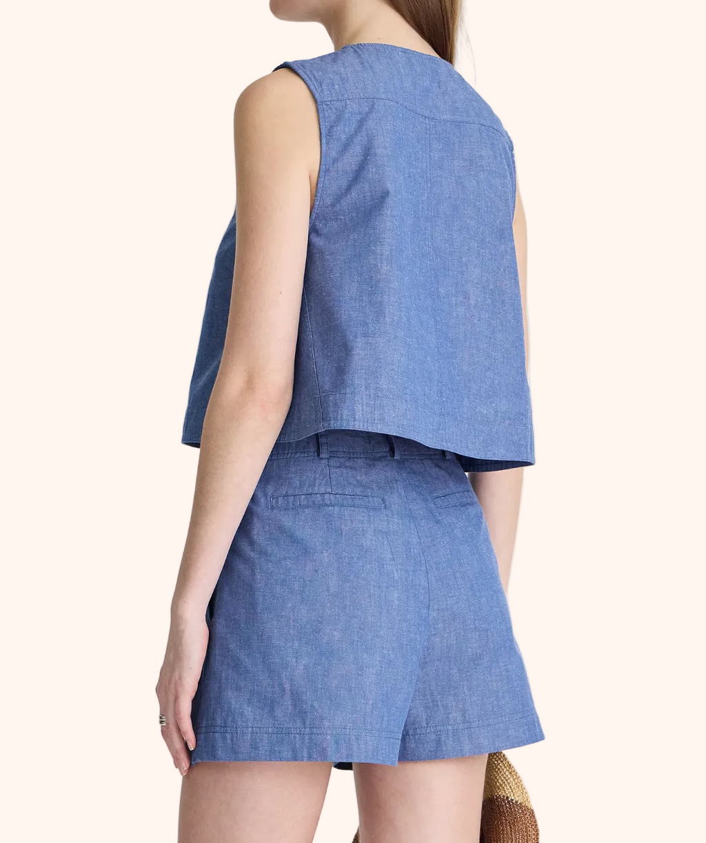 Apiece Apart :: Godet Tank, Chambray