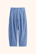 Apiece Apart :: Bari Crop Trouser, Chambray