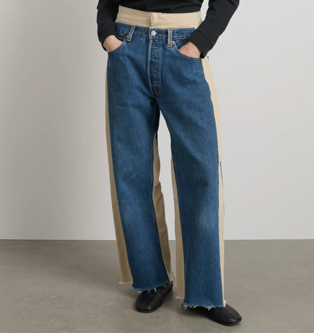 B Sides :: Double Waistband Rework Jeans