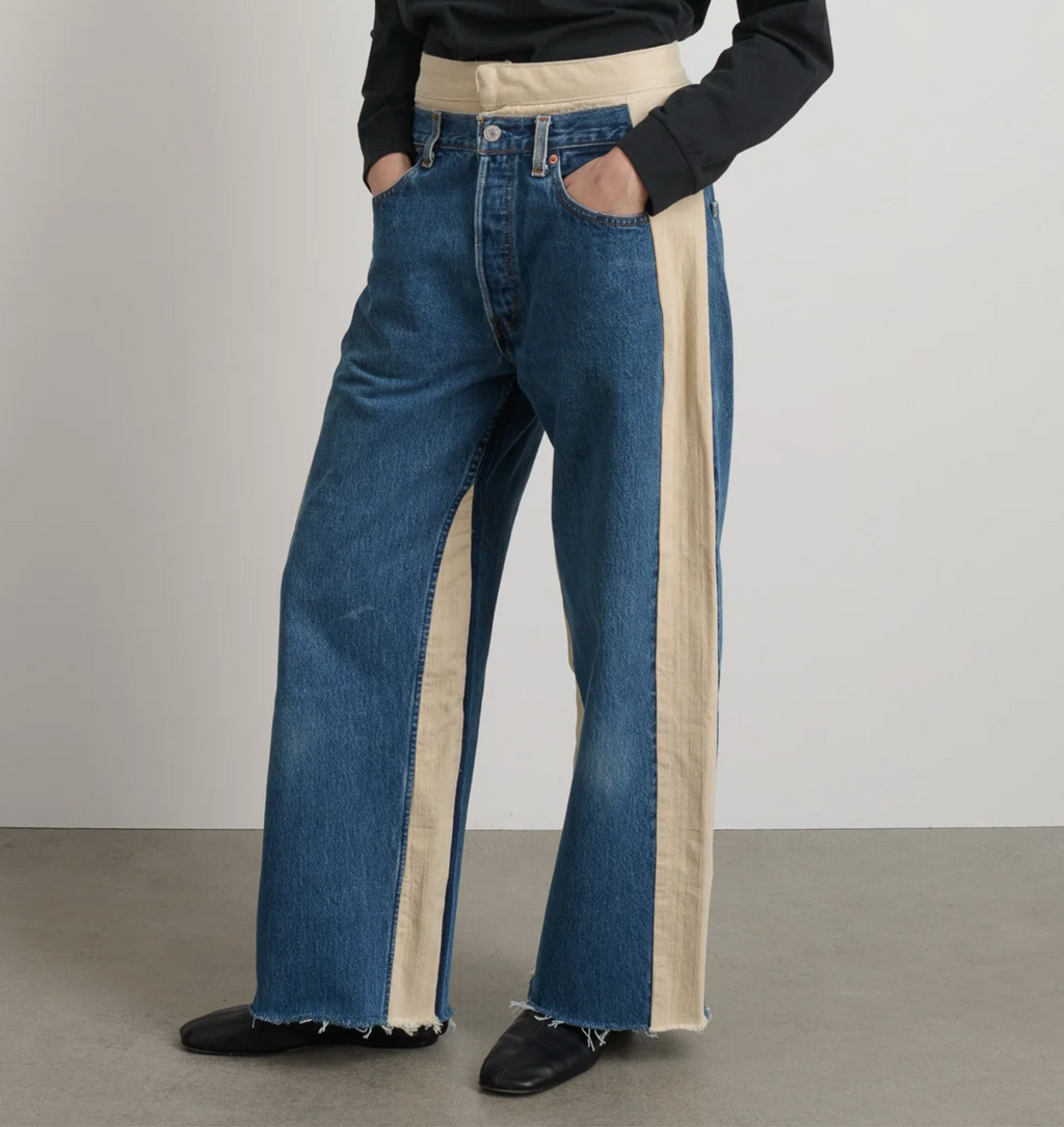B Sides :: Double Waistband Rework Jeans