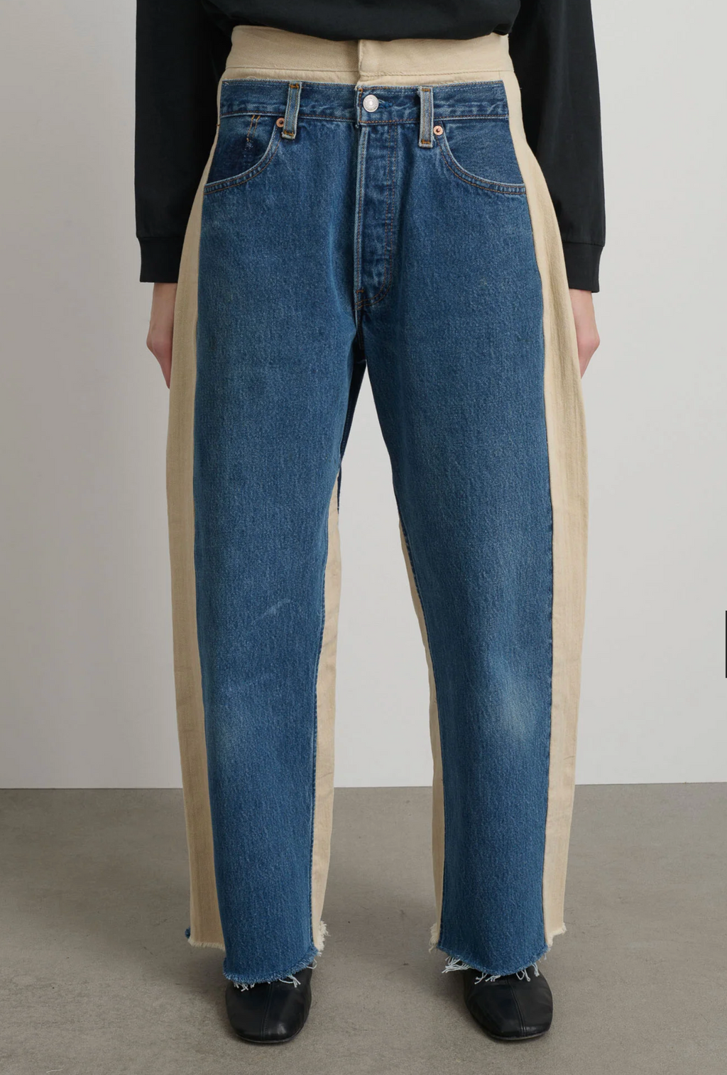 B Sides :: Double Waistband Rework Jeans