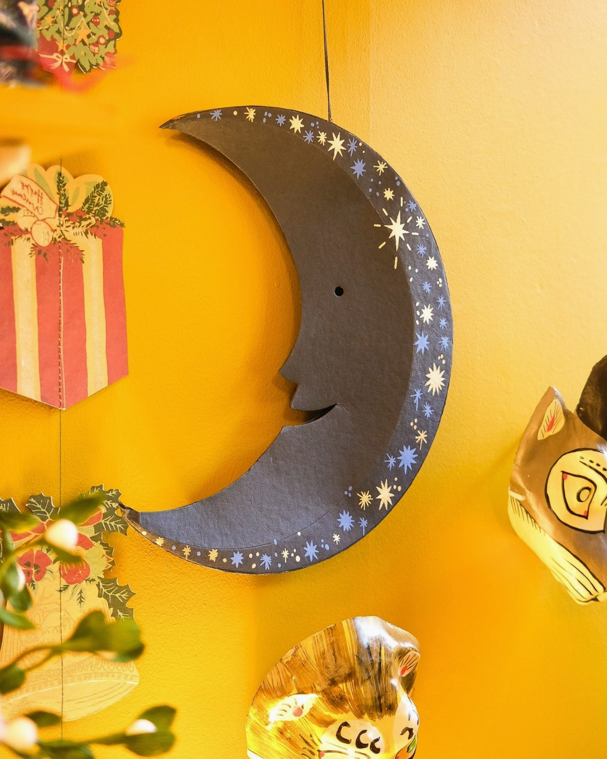 East End Press :: Large Midnight Moon Decoration