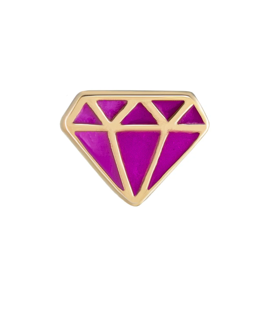 Metier Jewelry :: Petite 'Gem' Enamel Stud, Various