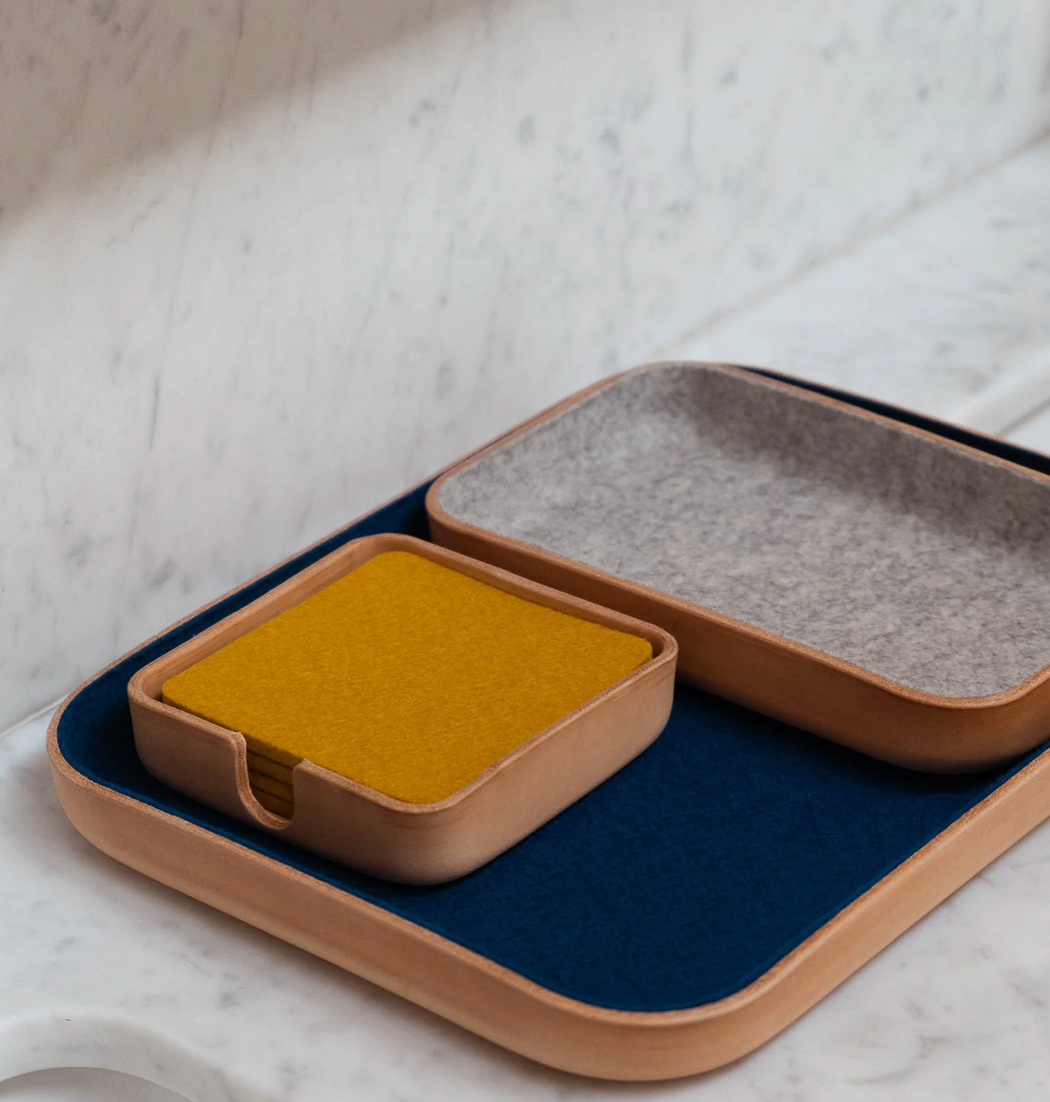 Graf Lantz :: Small Leather/Felt Lined Catchall