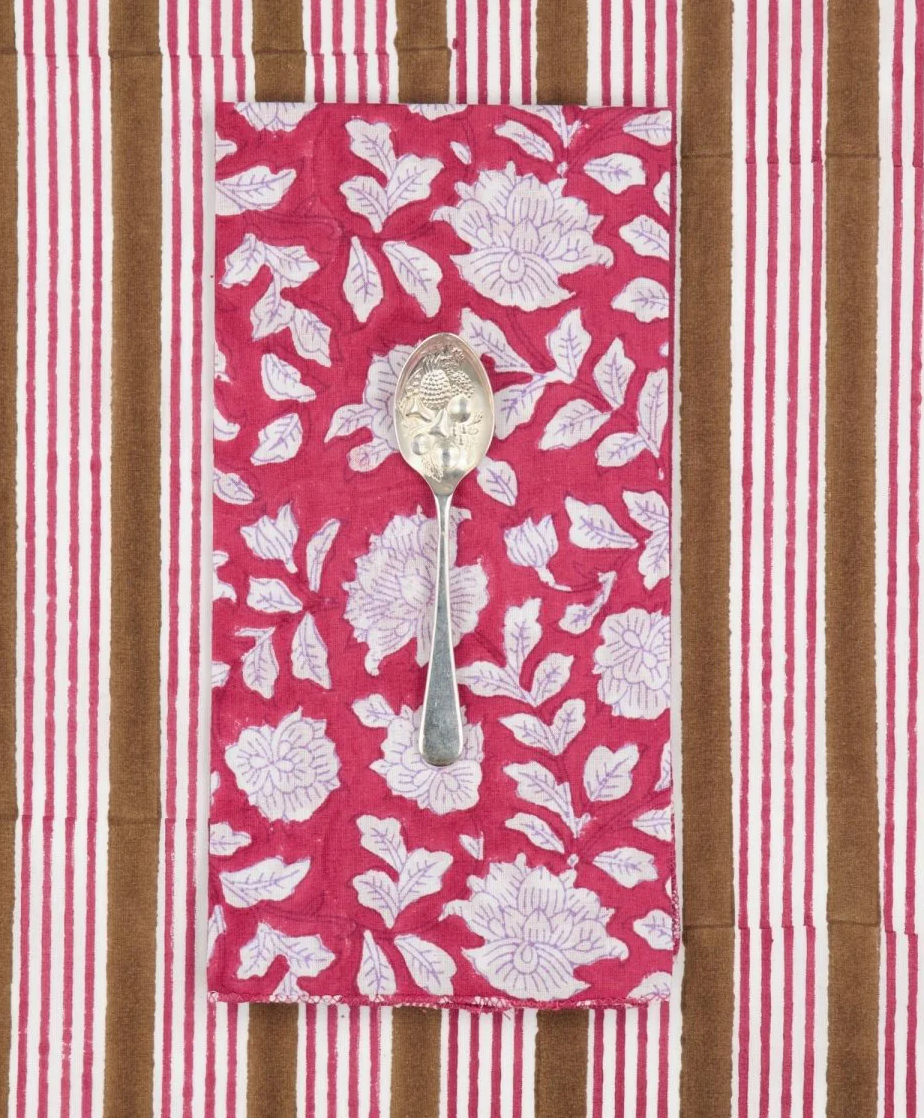 Suzette :: Table Napkins S/4, assorted florals