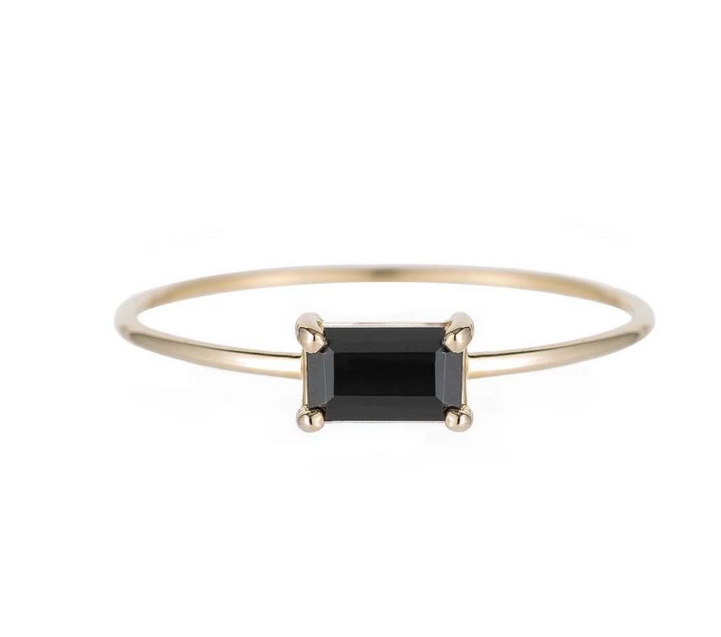 Jennie Kwon :: EWO Onyx Ring size 6