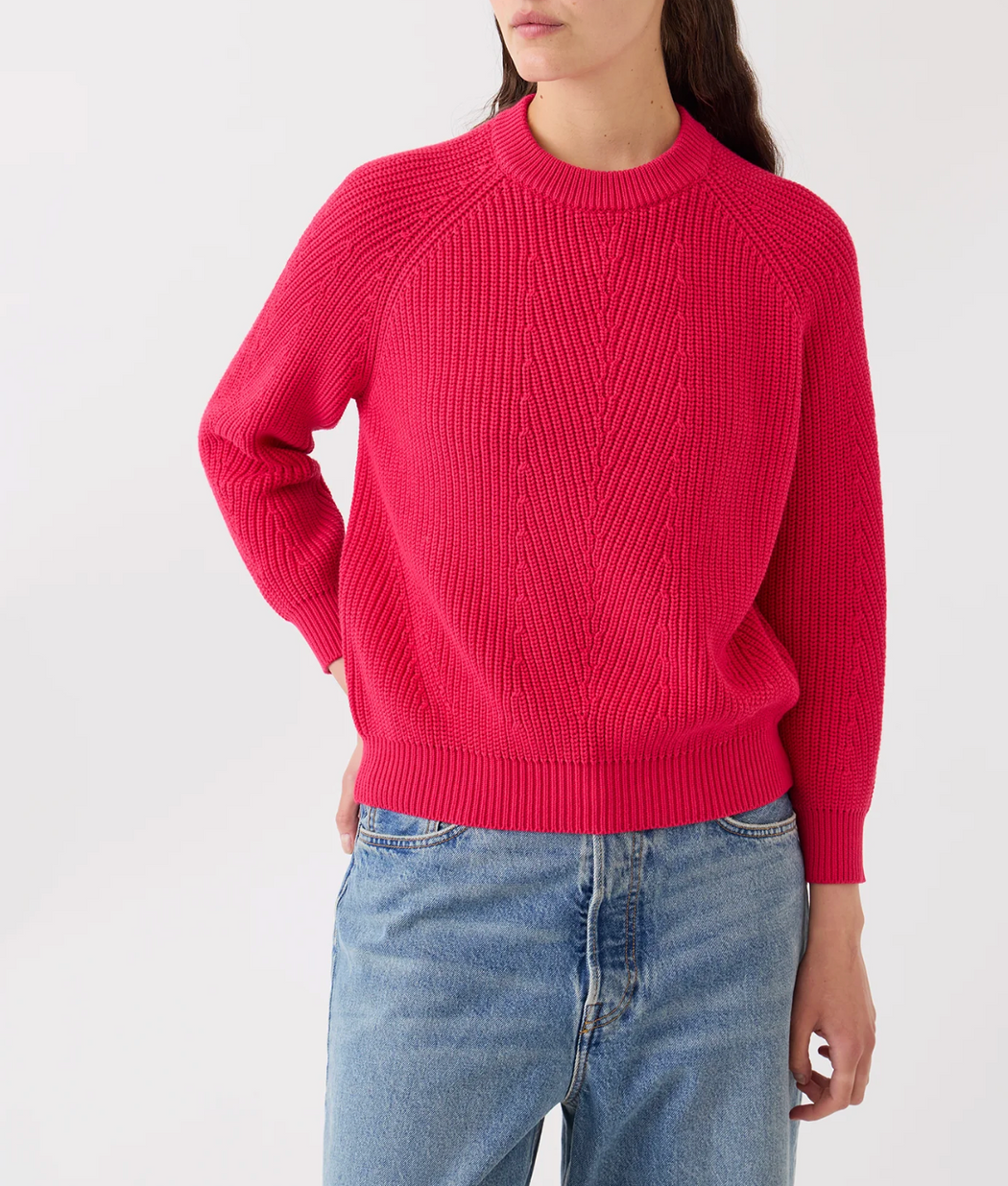 Demylee :: Chelsea Cotton Sweater, Hibiscus