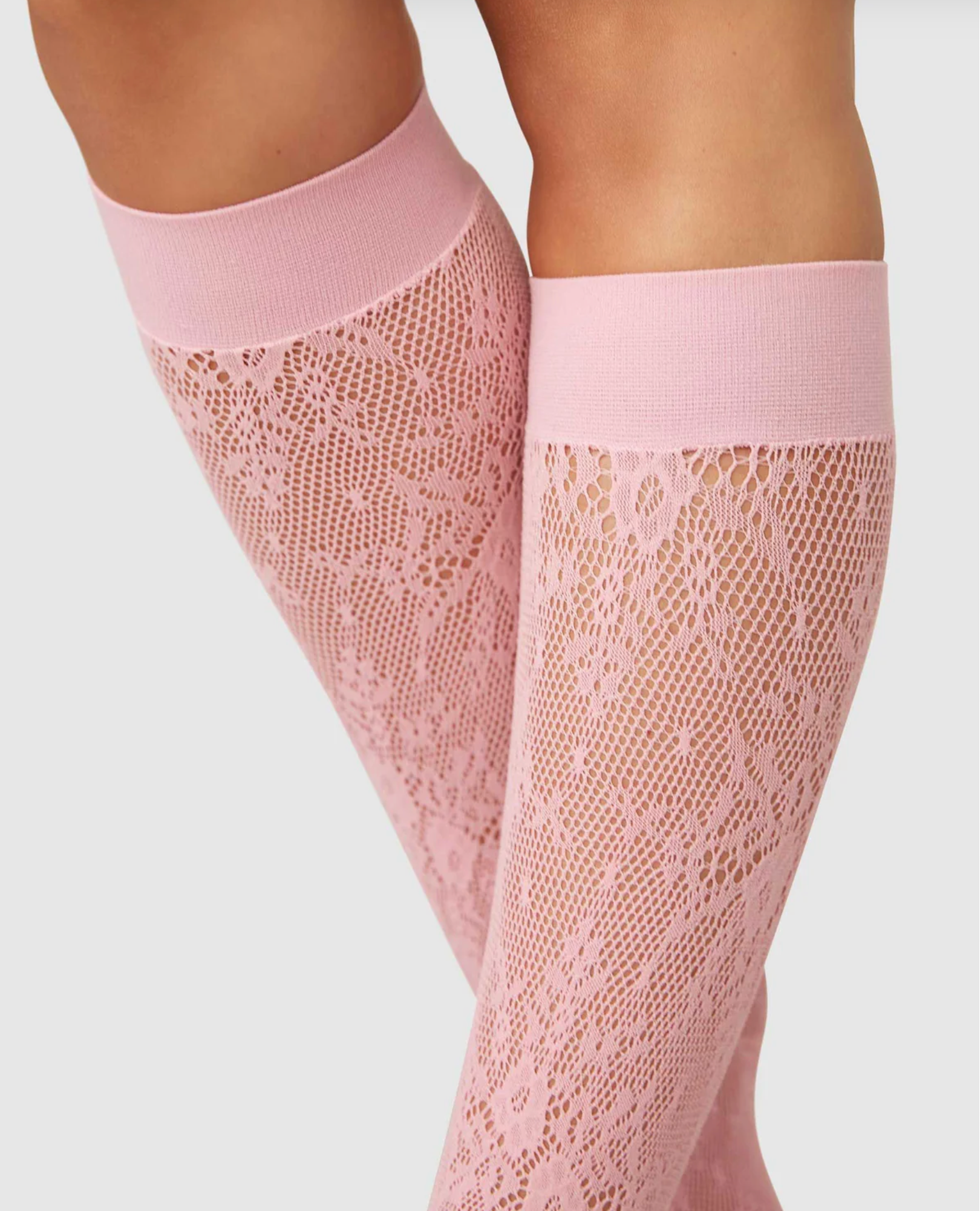 Swedish Stockings :: Rosa Lace Knee High Socks