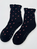 Le Bon Shoppe :: Petal Ruffled Hugger Crew Socks