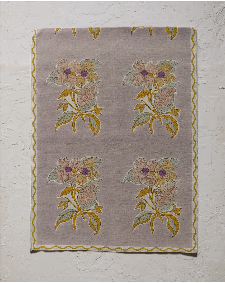 Soil to Studio :: Soma Table Runner, 15x82" English Lavender