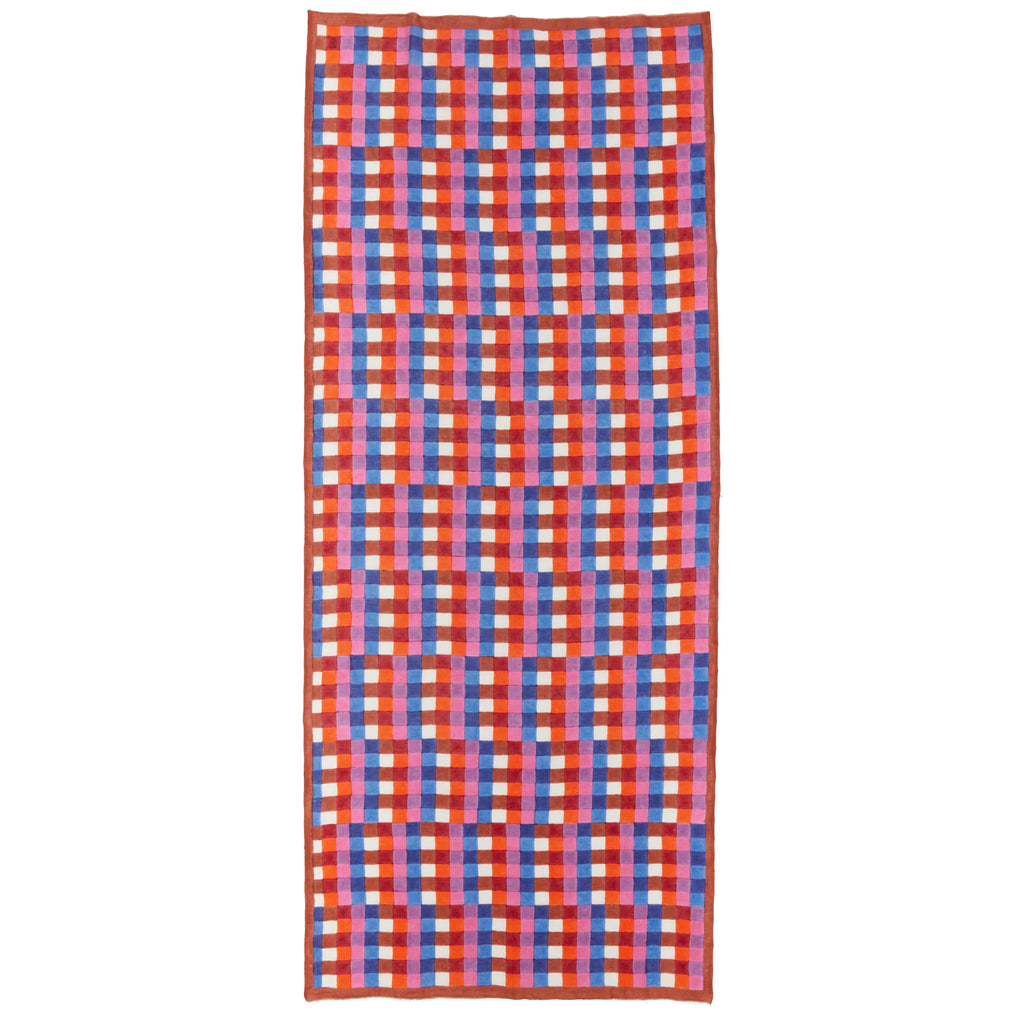Blockshop :: Split Bars Long Scarf, Purple