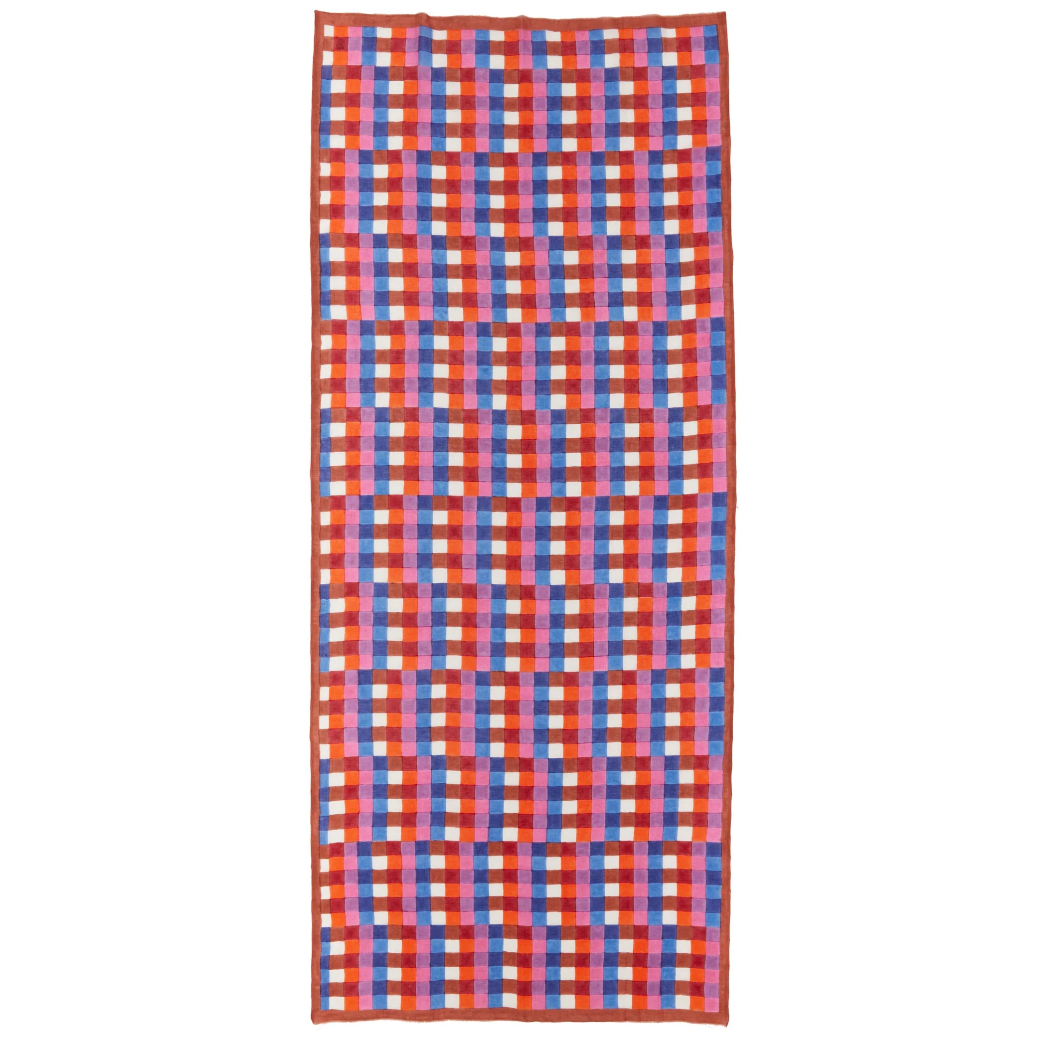 Blockshop :: Split Bars Long Scarf, Purple