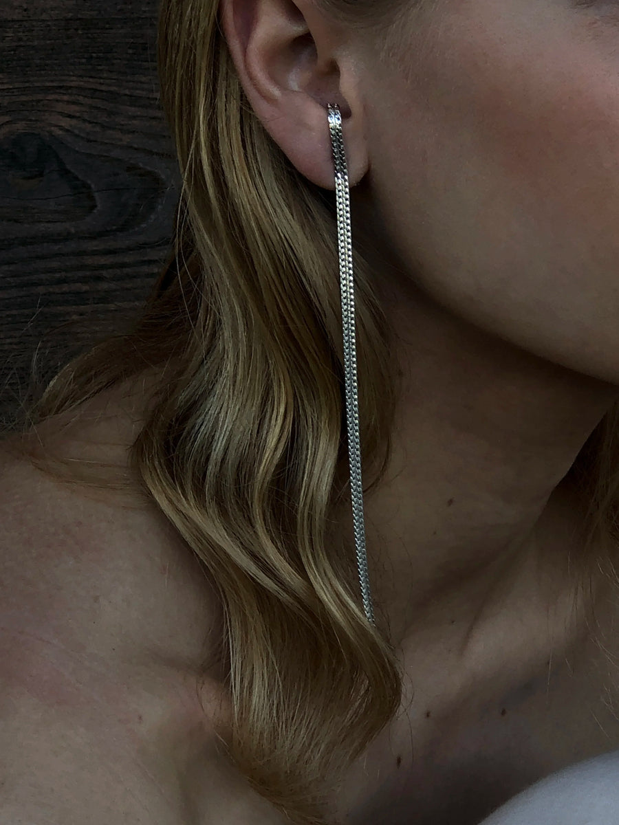 Mussels & Muscles :: Silver Spring Earring 2 Chains