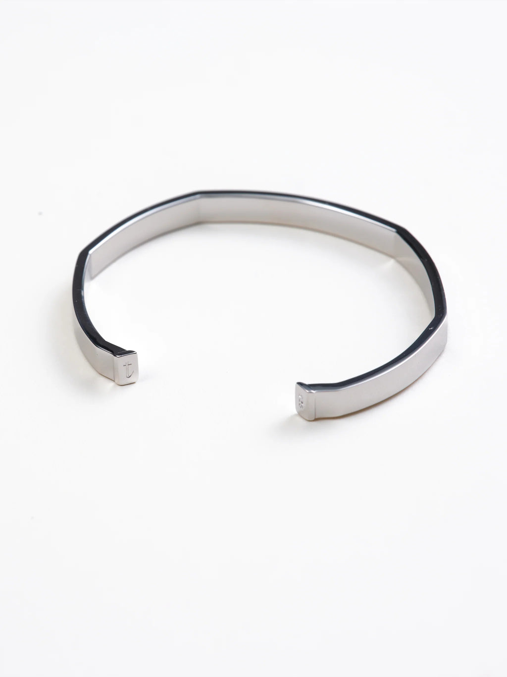 Their Studios :: Zion Beveled Cuff, Sterling Silver