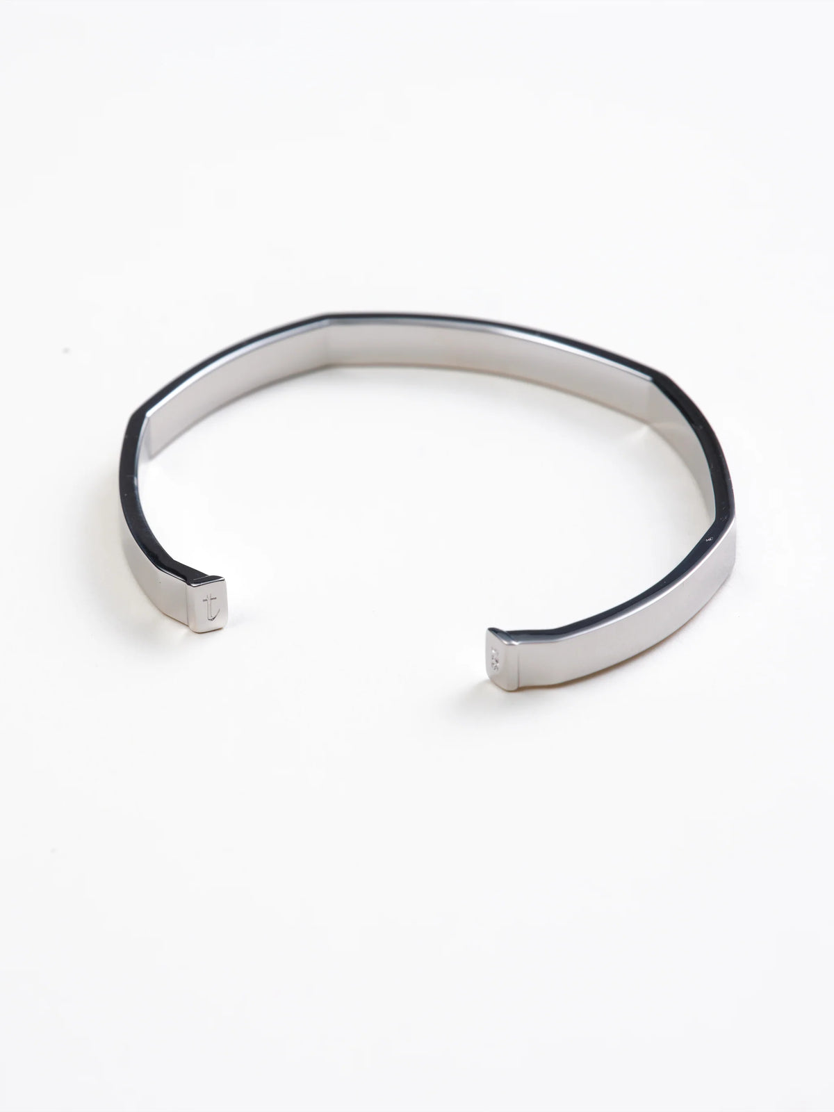 Their Studios :: Zion Beveled Cuff, Sterling Silver