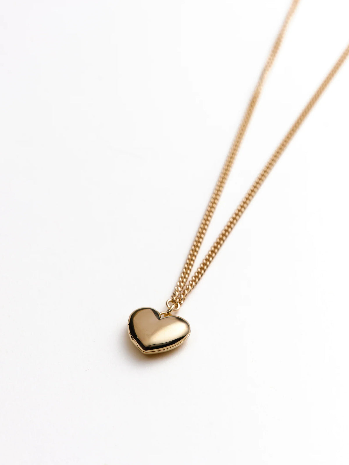 Their Studios :: Bowie Heart Locket, Gold Vermeil