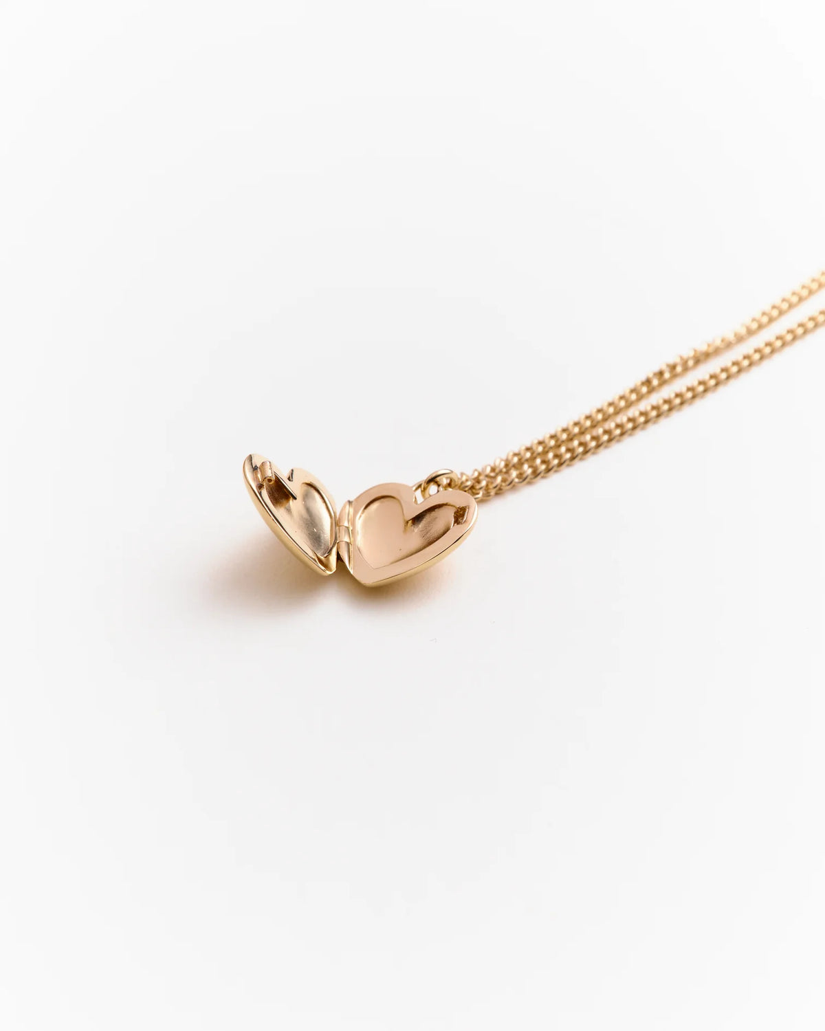 Their Studios :: Bowie Heart Locket, Gold Vermeil
